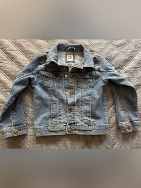 Cotton On Kids Light Blue Denim Jacket Sz 5/6